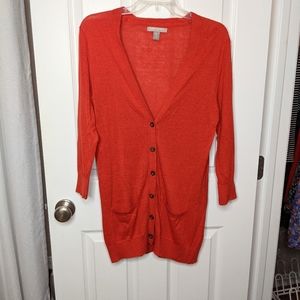 ⭐ BOGO SALE ⭐ Banana Republic orange cardigan